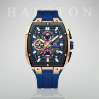 Rose Gold / Blue