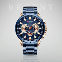 Rose Gold / Blue