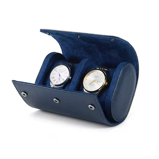 Leather Watch Roll - 2 Watches
