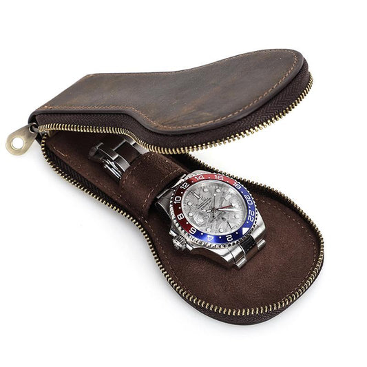 Elias Curren Voyager Leather Watch Case